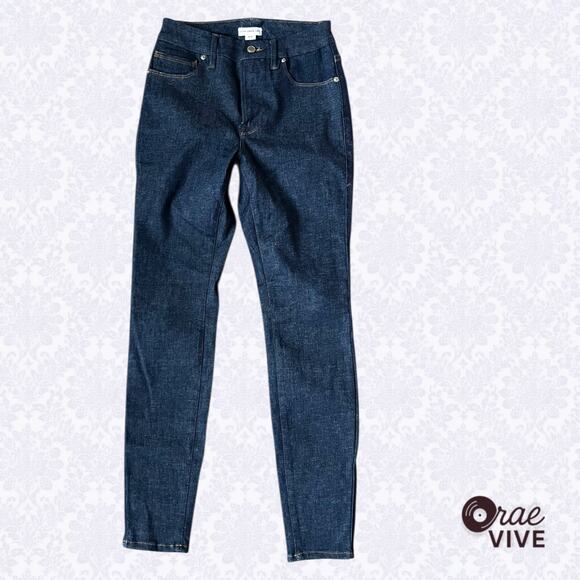 Good American Always Fits Good Legs Skinny Jeans Denethic Blue Size 6-12 - Picture 3 of 10